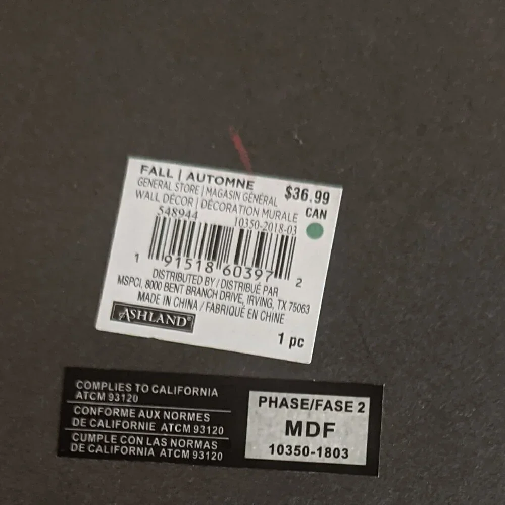 NWT Victorian Advertising 'Stamps 5c Open 9 to 5' Home Wall Decor Michael's NEW - Picture 8 of 8